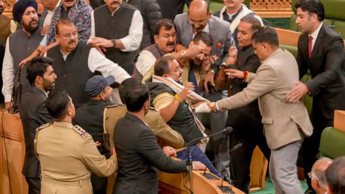 Uproar in Jammu and Kashmir assembly over the proposal to restore Article 370, pain of refugees from Pakistan spilled out