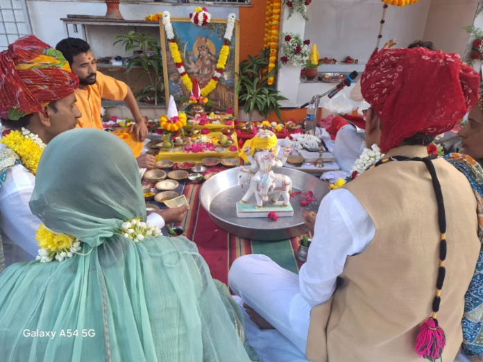 शीतला माताजी की मूर्ति स्थापना हेतु दो दिवसीय कार्यक्रम आयोजित