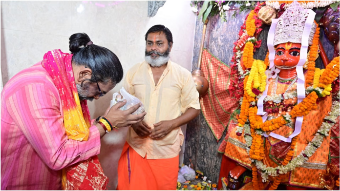 Chief Minister Hemant Soren reached Tapovan temple on Ram Navami
